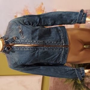 Ralph Lauren blue Jean jacket size small/petite